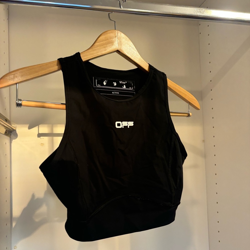 Off-white top